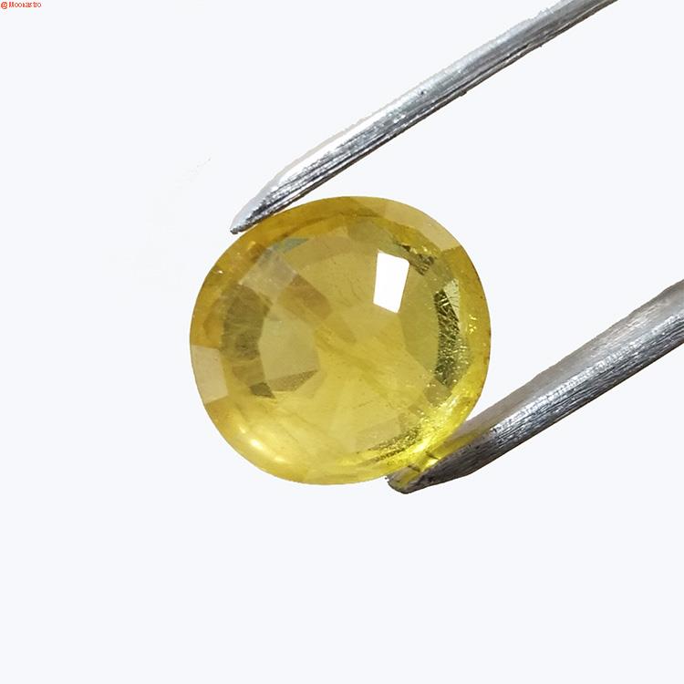 yellow sapphire – pukhraj (bangkok) medium size